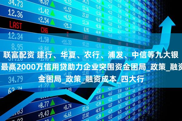 联富配资 建行、华夏、农行、浦发、中信等九大银行联合放贷！最高2000万信用贷助力企业突围资金困局_政策_融资成本_四大行