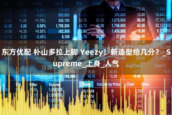 东方优配 朴山多拉上脚 Yeezy！新造型给几分？_Supreme_上身_人气