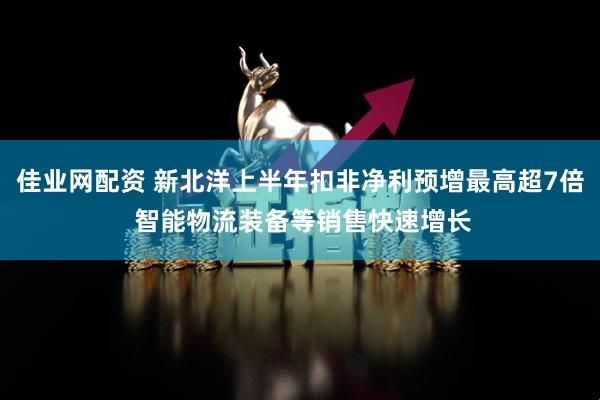 佳业网配资 新北洋上半年扣非净利预增最高超7倍 智能物流装备等销售快速增长